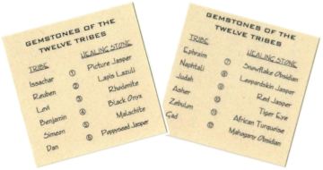 Twelve Tribes Cards